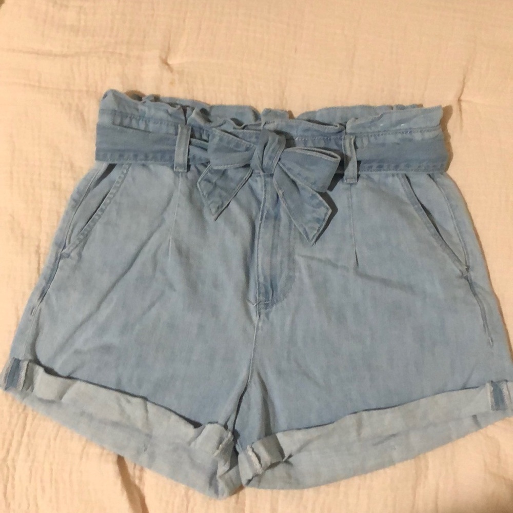 High Waisted Express Jean Shorts